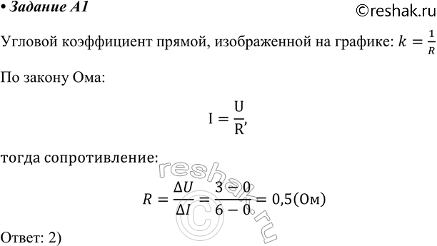 ����������� A1 ��� ���������� ���������� U �� ������� ������������� ���� ���� ���� I � ���� ���������� � ������������ � �������� (��. ���.). ������������� ������������� �� ����...