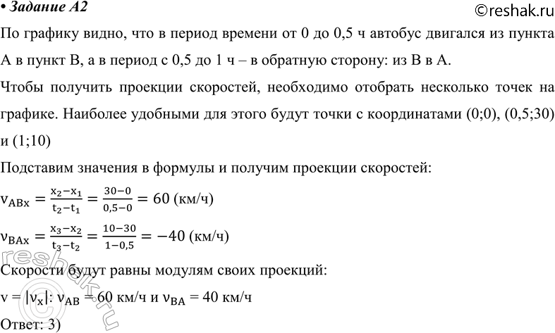 ����������� A2 �� ������� ����������� ������ �������� �������� �� ������ � � �����	� � �������.����� � ��������� � ����� � = 0, � ����� � � � ����� � = 30 ��. ���� ����� ��������...