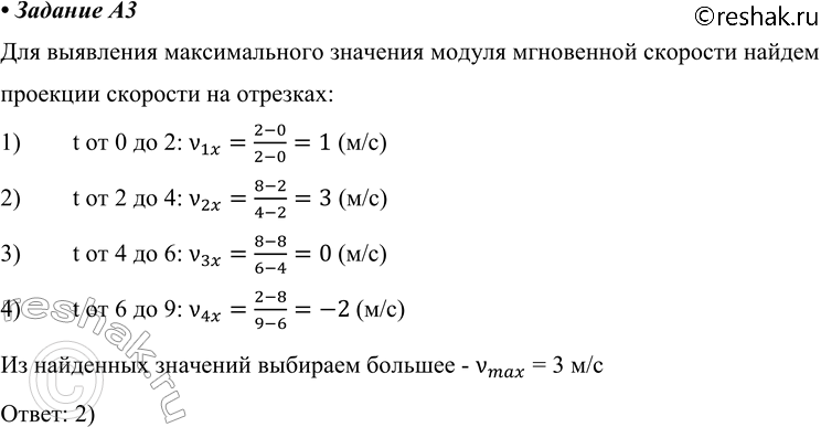 ����������� A3 �� ������� �������� ����������� ���������� ���� �� �������. ���������� ������������ �������� ������ ���������� ��������.1) 1 �/�	2) 3 �/�	3) 2 �/�4) 8/9...