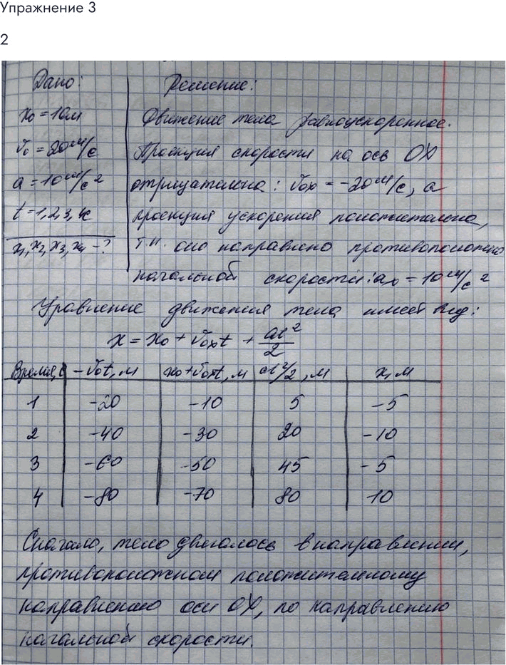Изображение Упр.3 Задание 2 ГДЗ Мякишев 10 класс