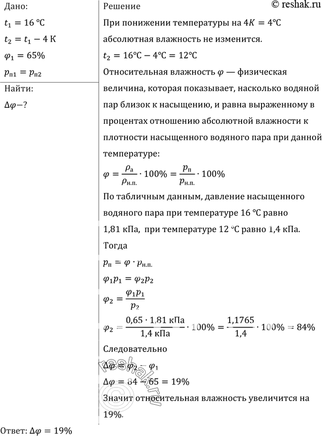 При понижении температуры относительная влажность вывод. При понижении температуры Относительная влажность. Относительная влажность в комнате при температуре 16 составляет 65. Найдите относительную влажность воздуха в комнате при 18 с если.