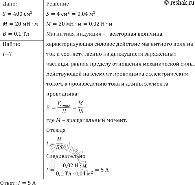 1 рассчитать по приведенной схеме диапазон изменения тока в рамке