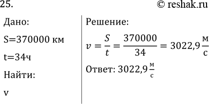 Изображение Задача на повторение 25 ГДЗ Перышкин Иванов 7 класс