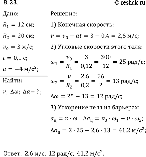 ����������� 8.23. ������ ���������� ������ ��� �������, ��� � ������ ����� ��������� ���� � ������� 0,1 � ���������� ������������� ��������� �4 ����� �� ������� �...