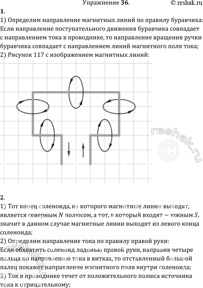 На рисунке изображен проволочный виток