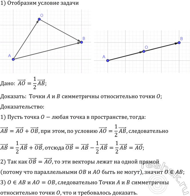  ,  AO = - AB. ,   A  B 2 ...