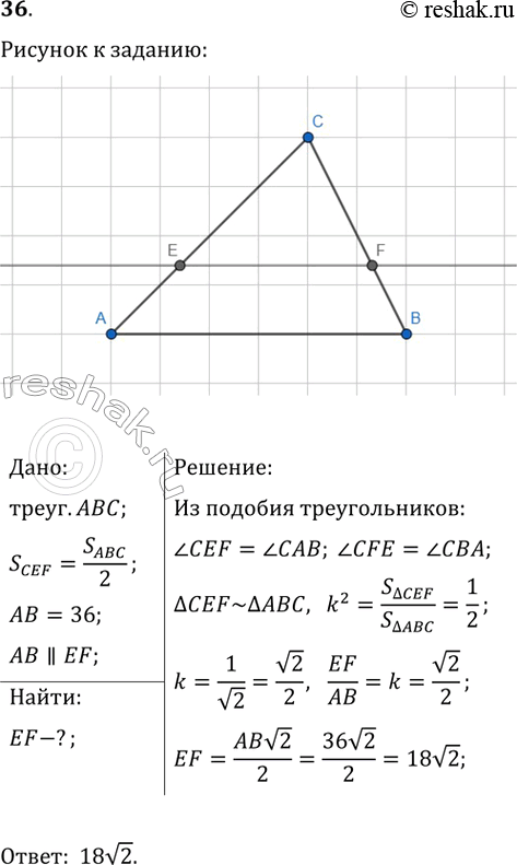 ����������� ������� ������������ ����� 36. ������, ������������ ���� �������, ��������� ����������� �� ��� ������������ �����. ������� ����� ������� ���� ������, ������������ �����...