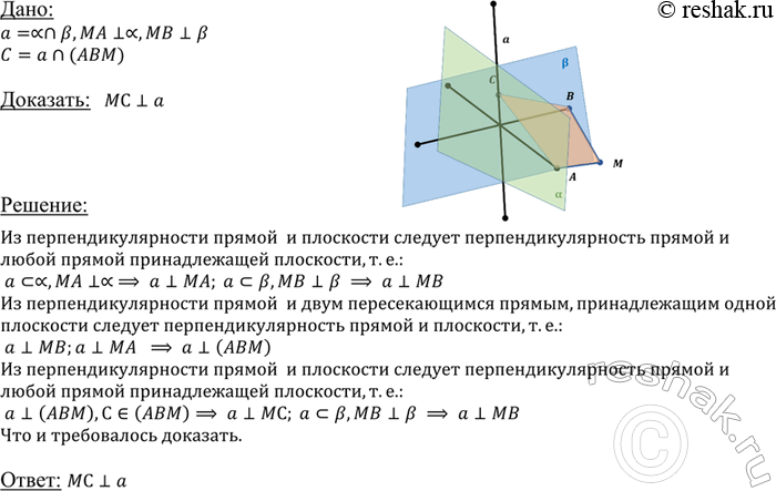 ����������� ��������� �� � P ������������ �� ������ �. �� ����� M ��������� �������������� MA � MB �������������� � ���������� � � �. ������ � ���������� ��������� AMB � ����� �....