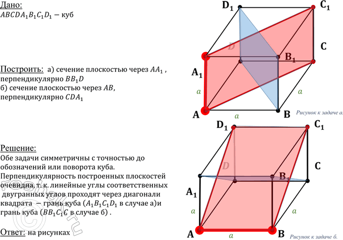    ABCDA1B1C1D1     ,  : )  AA1     BB1D1; )  AB   ...