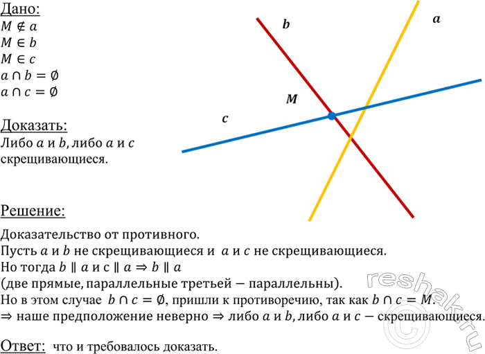 ����������� ����� ����� M, �� ������� �� ������ �, ��������� ��� ������, �� ������� ���������� � ������ �. ��������, ��� �� ������� ���� ���� �� ���� ������ � ������ � ��������...
