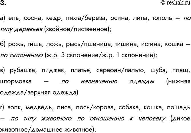 Изображение 3. В каждом пункте перечислены объекты, сгруппированные по классам. Например: стол,...