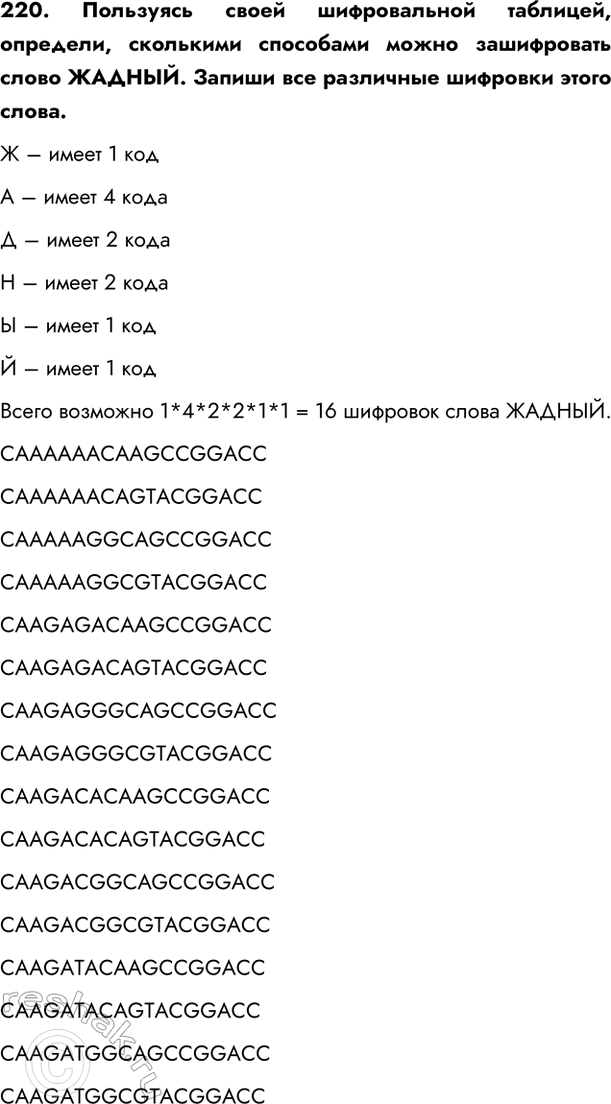 ����������� 220. ��������� ����� ������������ ��������, ��������, ��������� ��������� ����� ����������� ����� ������. ������ ��� ��������� �������� ����� �����.� � ����� 1 ����...