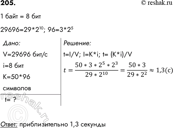 ����������� 205. ������� ������� ����������� ��� ����� � ������ ���������� ������ ������ �. ���� ���� �������� � ������� ������� � ��������� ��� ������������� ������, ����...