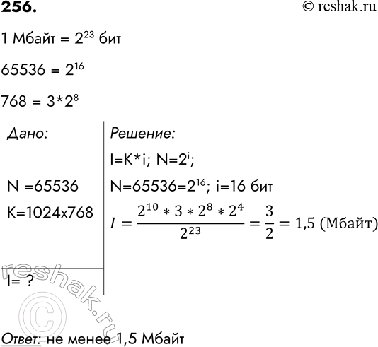   256     7 