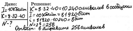 ����������� 226. ���������, �������������� ����� �������� ����� 10 �����, �������� 8 ������� �� 32 ������, � ������ �� ������� �������� 40 ��������. ������� �������� � ��������, ��...