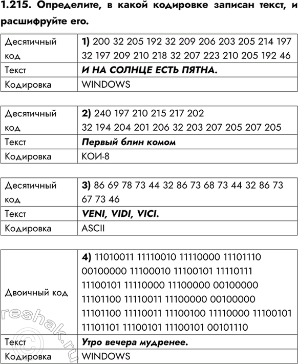 ����������� 1.215. ����������, � ����� ��������� ������� �����, � ����������� ���.���������� ���	1) 200 32 205 192 32 209 206 203 205 214 197 32 197 209 210 218 32 207 223 210...