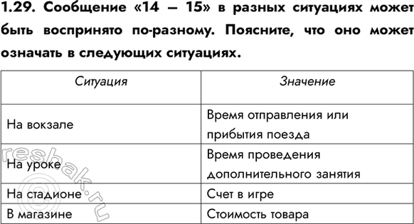 ����������� 1.29. ��������� �14 � 15� � ������ ��������� ����� ���� ���������� ��-�������. ��������, ��� ��� ����� �������� � ��������� ���������.���������� ���������...