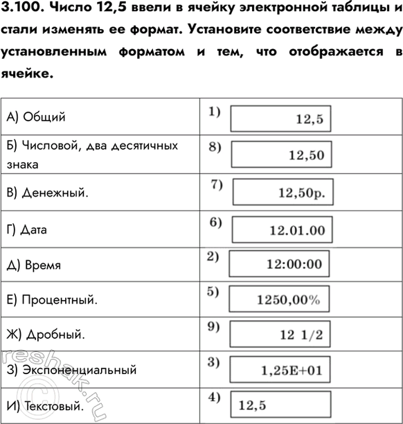 ����������� 3.100. ����� 12,5 ����� � ������ ����������� ������� � ����� �������� �� ������. ���������� ������������ ����� ������������� �������� � ���, ��� ������������ �...