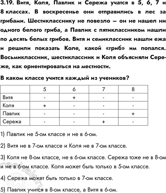 ����������� 3.19. ����, ����, ������ � ������ ������ � 5, 6, 7 � 8 �������. � ����������� ��� ����������� � ��� �� �������. �������������� �� ������� � �� �� ����� �� ������ ������...