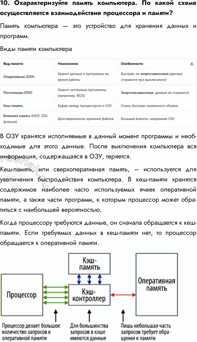 Изображение Задание 10 Параграф 2.1 ГДЗ Босова 7 класс Углубленный уровень