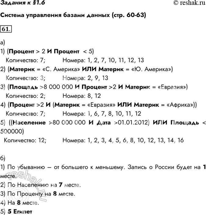 ����������� ������� � �1.6������� ���������� ������ ������ (���. 60-63)61. ���� ������ ������ �������� ��������� �������� �� ��������� ������� ����: ��������: �����������...