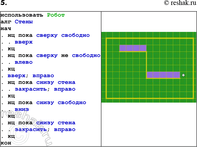 ����������� 5. �� ����������� ���� ������� �����, ��������� �� ���� �������������� � ������ ������������� ��������, ��������� ����� ������� ������������ �� �������. ����� ��������...