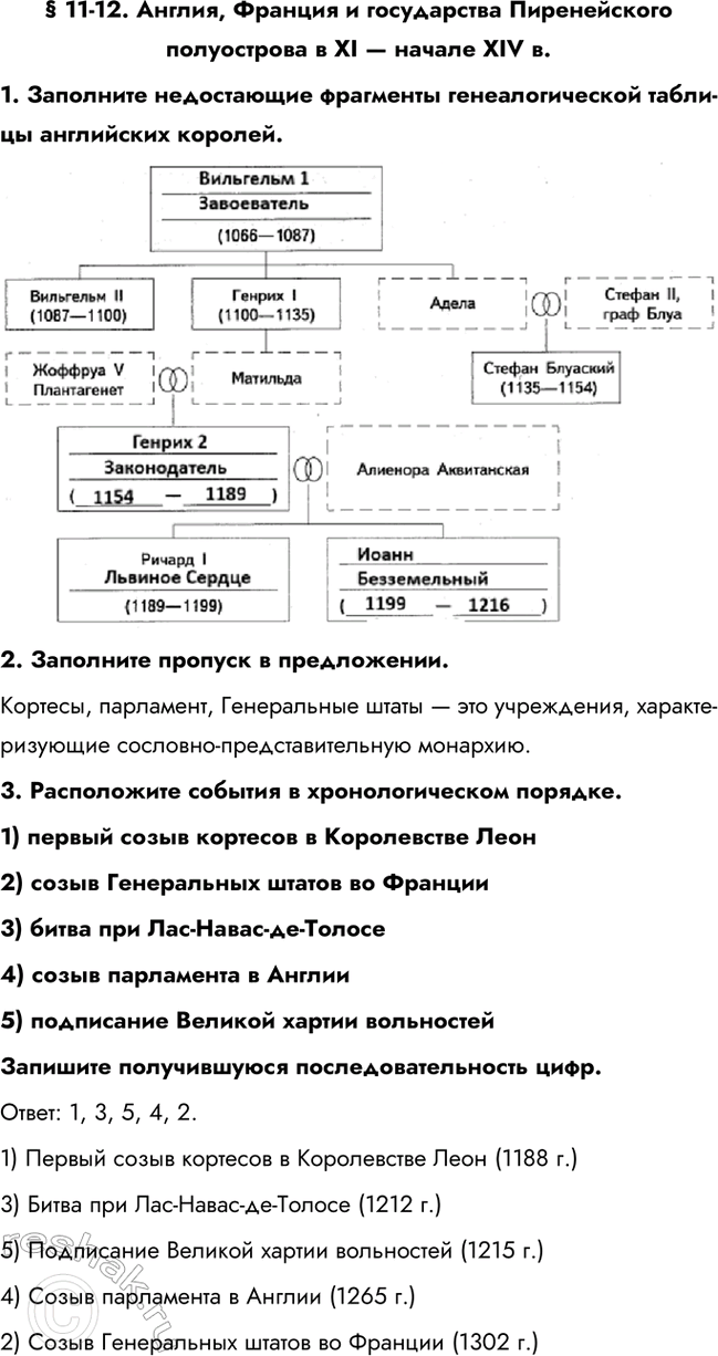 Изображение Параграфы 11-12 РТ ГДЗ Абрамов, Ведюшкин 6 класс