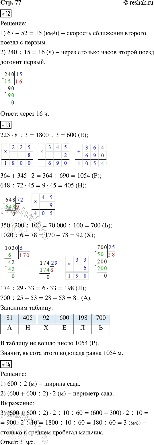 ����������� 12. �� ���� �������, ���������� ����� �������� 240 ��, ������������ � ����� ����������� ����� ��� ������. �������� ������, ������� �������, 52 ��/�, � �������� ������,...