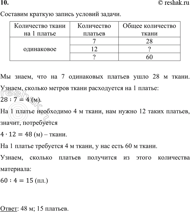 ����������� 10. �� 28 � ����� ����� 7 ���������� �������. ������� ����������� �����, ����� ����� 12 ����� �������? ������� ����� ������� ����� ����� �� 60 � �����?��������...