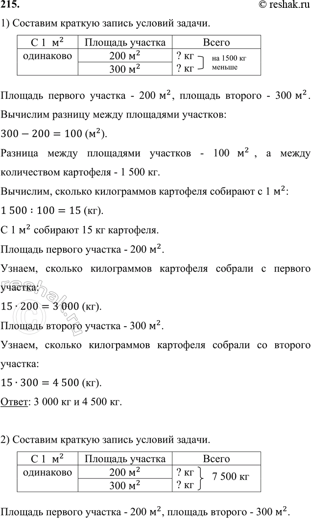 ����������� 215. �������� ������. ��� ��� ������ � ��� �����������? ���� ������. ��� ������ �� �������? ��� �����������?1) �� ���� ������� �������� ��������� ���������. �������...