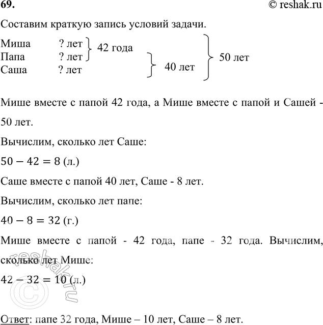 ����������� 69. ���� ������ � ����� 42 ����, ��� ����� ���� ������ � ����� 40 ���, � ���� �� ������ 50 ���. �����, ������� ��� ������� �� ���.�������� ������� ������ �������...