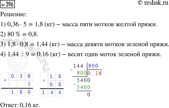  396.  9     80 %  5   .      ,      0,36...