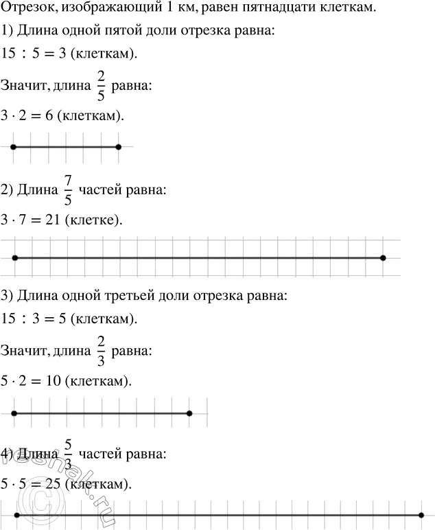 ����������� ������� �� ������� 8.15 ���������� 1 ��. ��������� �������, ��������������� 2/5 ��, 7/5 ��, 2/3 ��, 5/3...