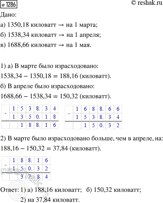 ����������� ���.1286 ��� ������� ��������� 5 �����