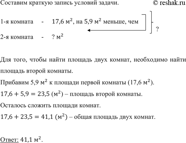 ����������� ����-��� ������ ����� ������������� ������� �� ������ ������. ������� ����� ������� ���������� 17,6 �^2, ��� �� 5,9 �^2 ������, ��� ������� ������. ��������� ���...