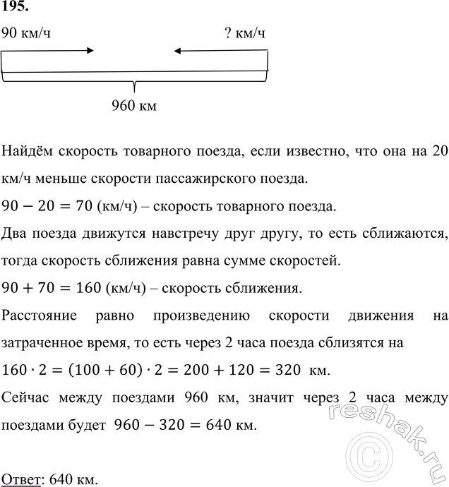 ����������� 195. � ���� �������, ���������� ����� �������� 960 ��, ������������ ��������� ���� ����� ����� ��� ������ - ������������ � ��������. �������� ������������� ������ 90...