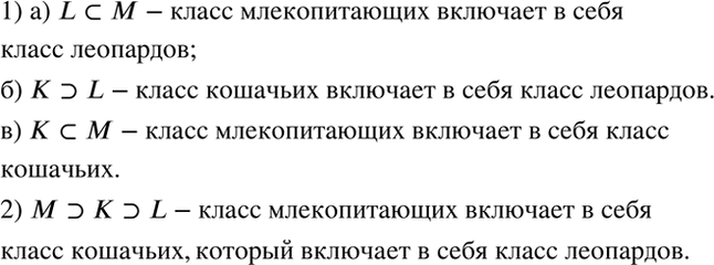 Изображение Для обозначения включения одного множества в другое наряду со знаком ? используют и знак ?...