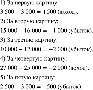 Изображение Практическая ситуация.   Коллекционер купил пять картин по цене 3000, 16 000, 12 000, 25 000 и 3000 р. Потом...