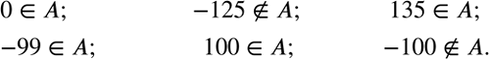 ����������� ����� � - ��������� ����� �����, ������� - 100 � ������� 150. ����� �� ����� 0, -125, 135, -99, 100, -100 �������� ���������� ����� ���������, � ����� - �� ��������? �...