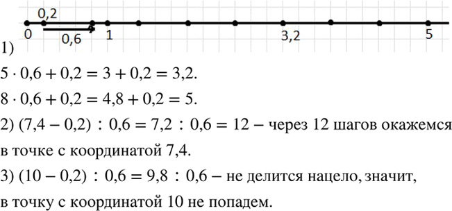 Изображение Наблюдаем и рассуждаем.  Начертите в тетради координатную прямую, взяв за единичный отрезок...