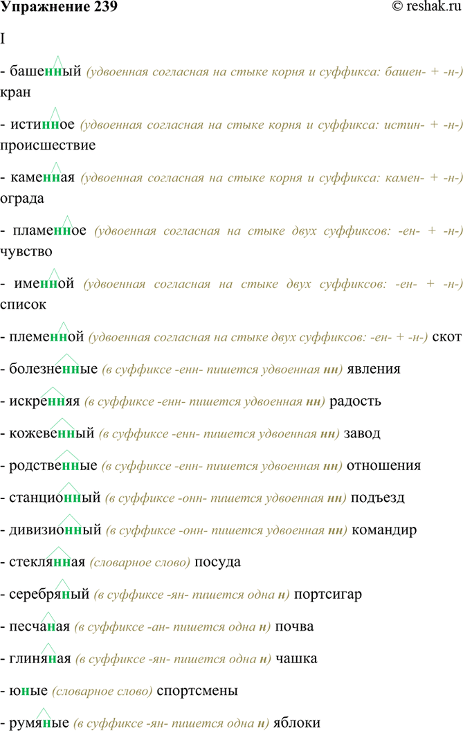 ����������� 239. �������. ���������� �������� ��������������.I. ����..�� ����, ����..�� ������������, ����..�� ������, �����..�� �������, ���..�� ������, �����..�� ����,...