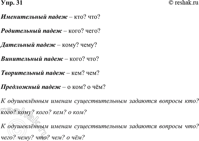 ����������� 31. ������� �������� ������� � ������� � ���. ��������� ��. ���������, ����� ������� �������� � ����������� ������ ���������������, � ����� � �...