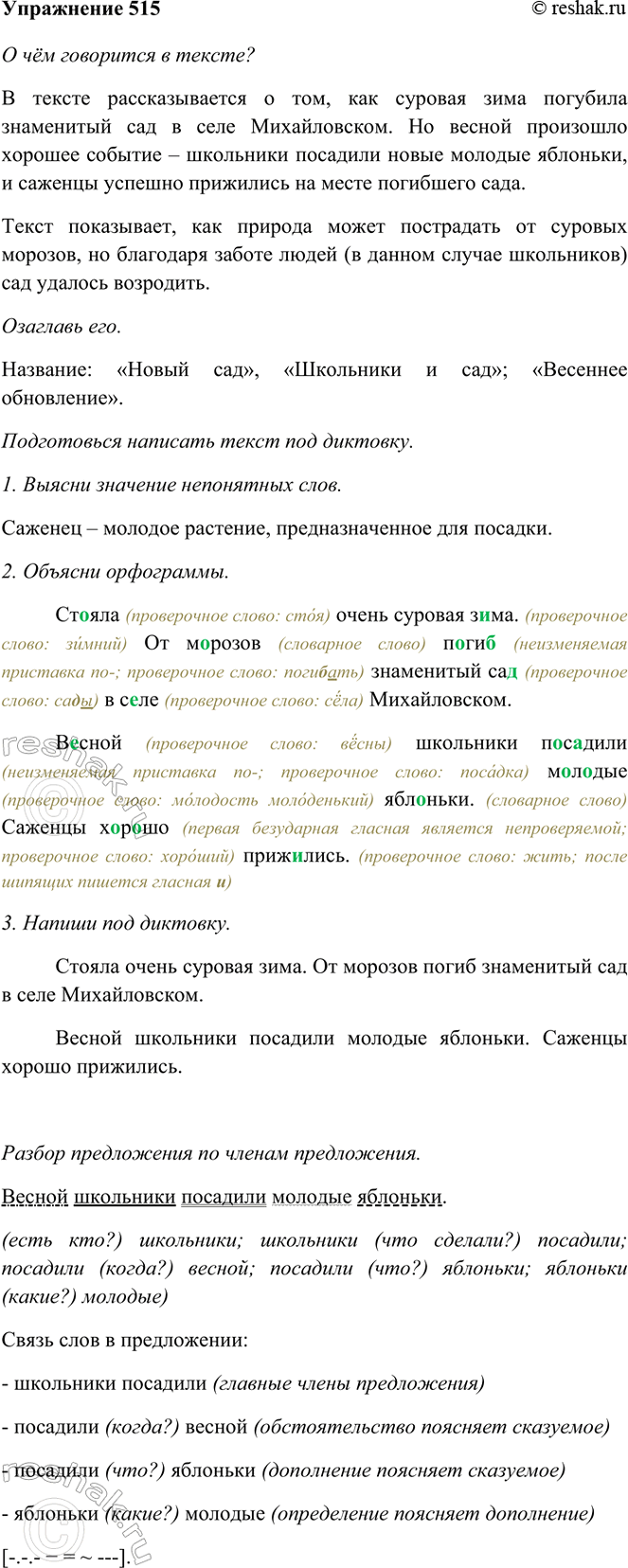 ����������� 515. �������� �����.������ ����� ������� ����. �� ������� ����� ���������� ��� � ���� ������������.������ ��������� �������� ������� ��������.4 ������� ������...