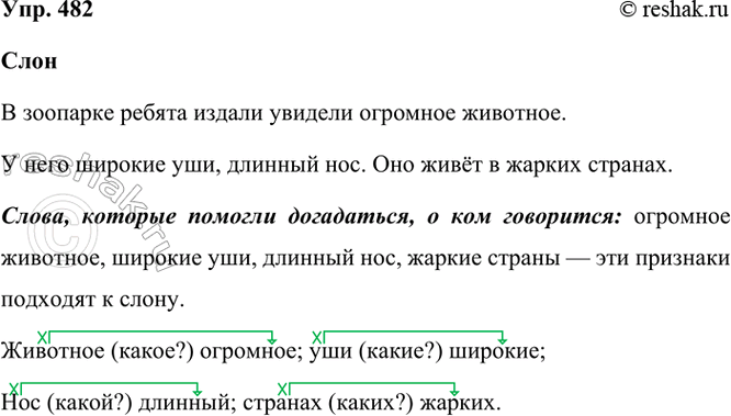 ����������� 482. ���������, � ��� ��������� � ������.� �������� ������ ������ ������� �������� ��������.� ���� ������� ���,  ������� ���. ��� ���� � ������ �������.�����...