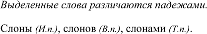 Изображение Определите, чем различаются выделенные имена существительные. Запишите их. Укажите падеж...