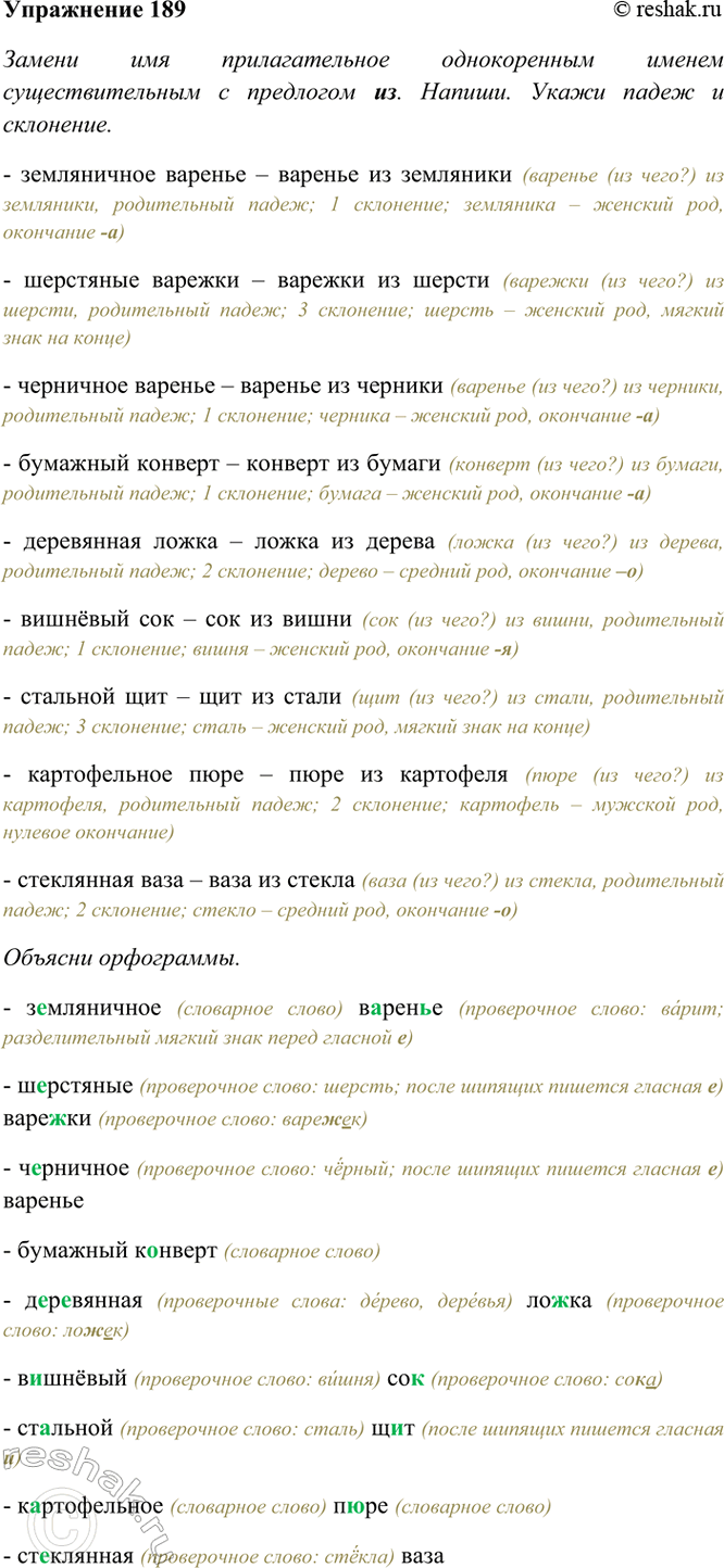 ����������� 189*. ������ ��� �������������� ������������ ������ ��������������� � ��������� ��. ������. ����� ����� � ���������.����������� ������� � ...., ��������� ������� �...