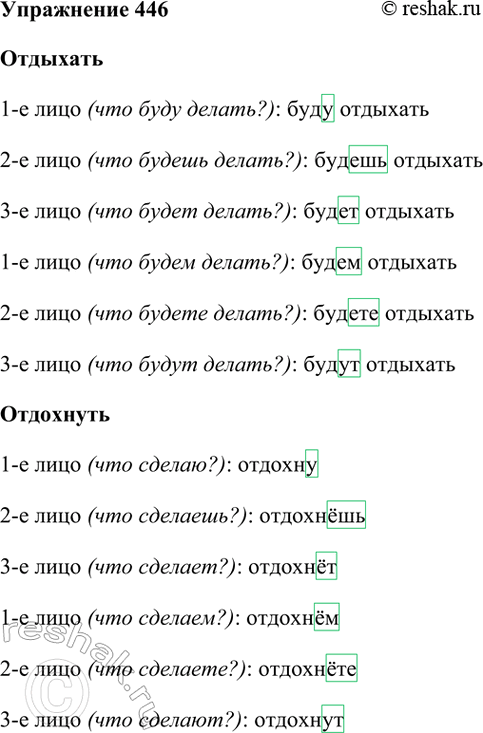 ����������� 446. ���������� ��������� � ������� ������� ������� ��������, ���������. ��������� ��������.����� 1����	������������ �����	������������� �����1-�	����...