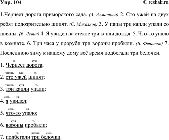 ����������� 104. �������� �������������� ������ �����������. �������, ��� �������� ������� ����� �����������.1. ������� ������ ����������� ����. (�. ��������) 2. ��� ���� �� ����...