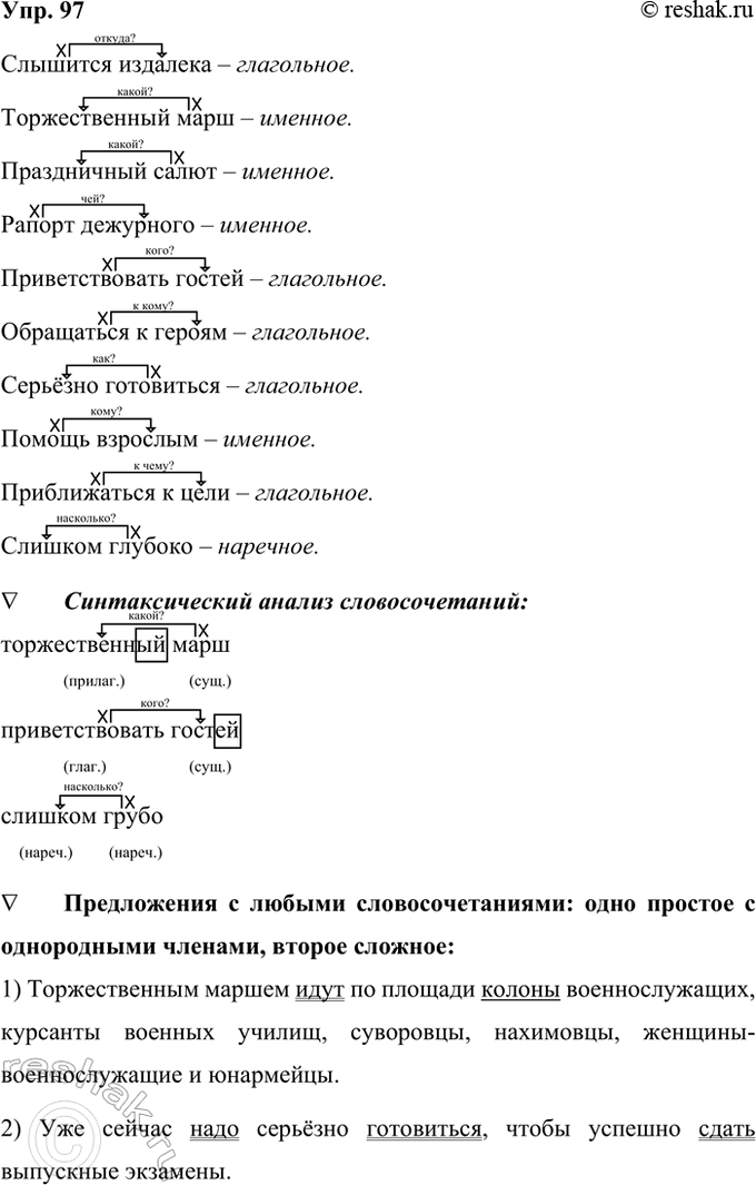 ����������� 97. ������� ��� ��������������, ���������� ������� �����, ������� ������ � ����������.�������� ��������������������� ��������������� �����������...