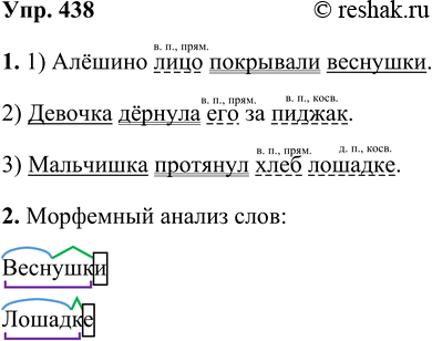 ����������� 438 1. �������, ����������� ������� ����� �����������. �������, ��� ��� ��������. ����� ����������� �������� �������������������?���� ����������. ���������� ������....